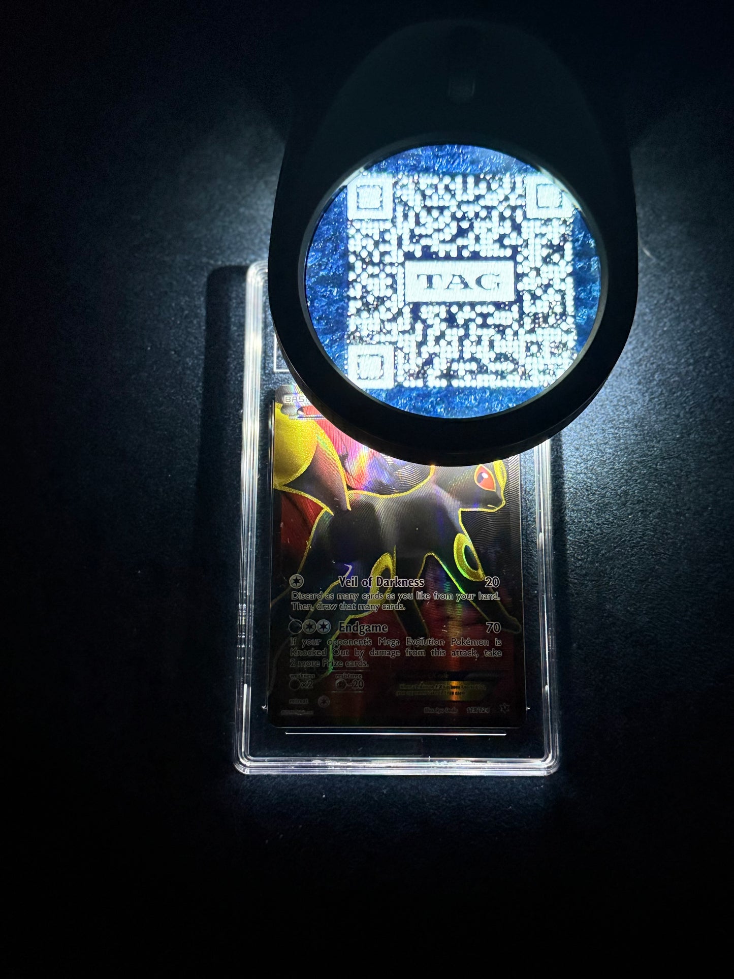 FlawFinder Pro - Viseur 2,8” Caméra d'inspection de cartes TCG et de sport avec éclairage LED et UV